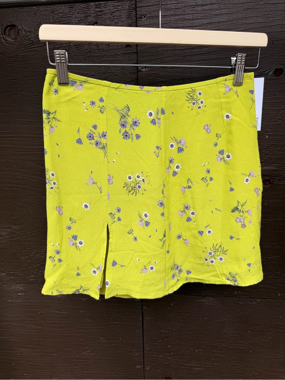 Sunday Best Mini Skirt with Front Slit